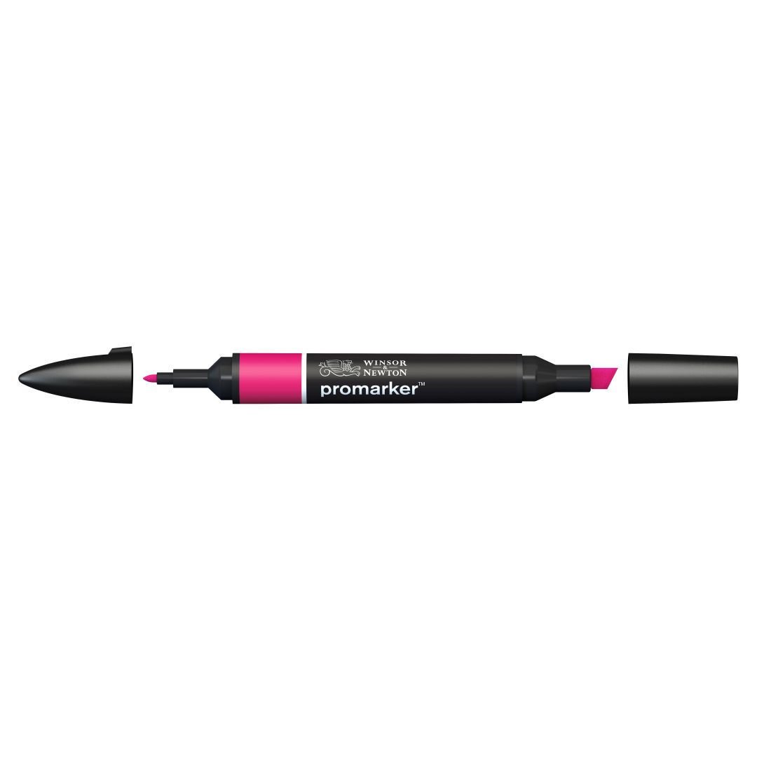 Winsor & Newton Promarker - Alcohol Based - Twin Tip Marker - Hot Pink (R365)