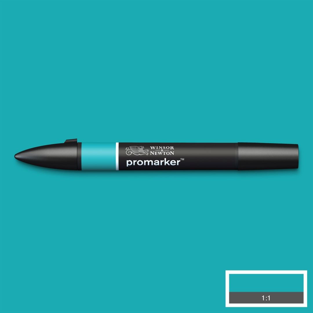 Winsor & Newton Promarker - Alcohol Based - Twin Tip Marker - Turquoise (C247)