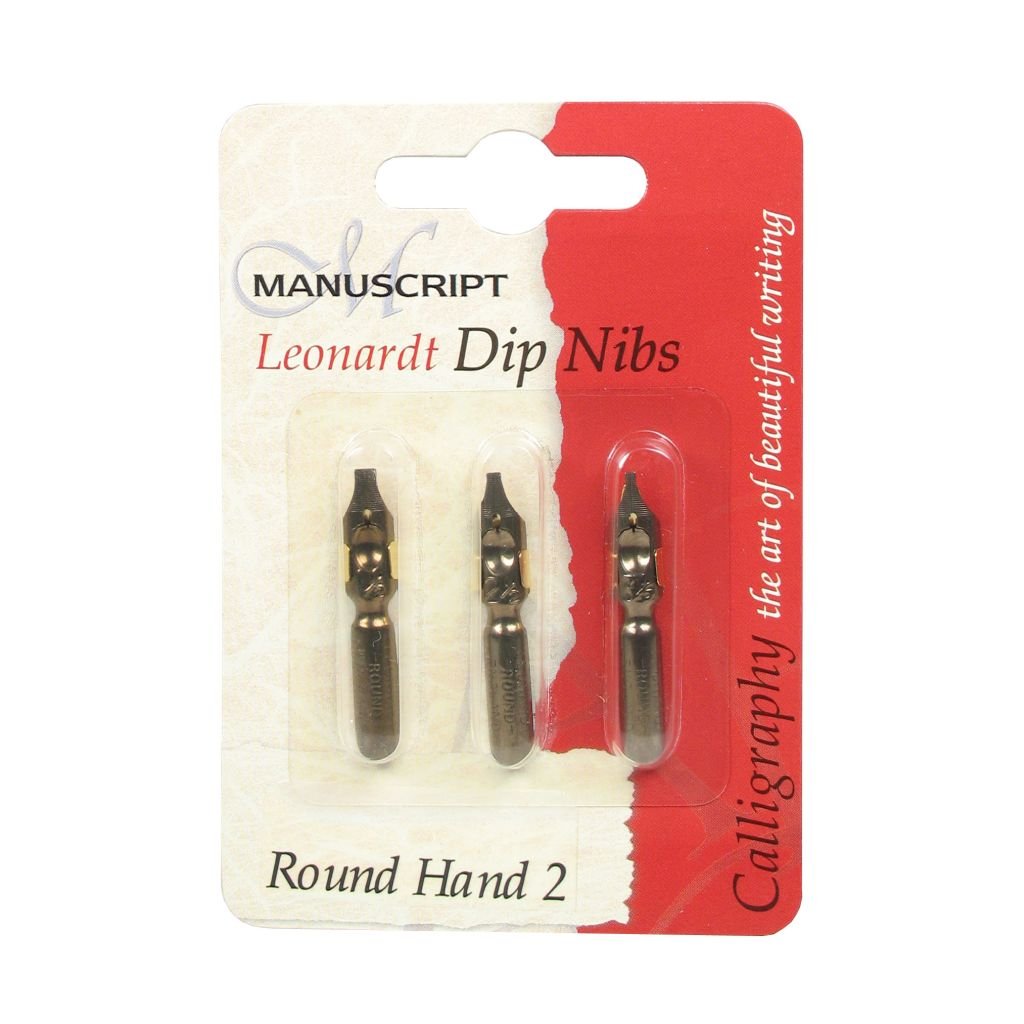 Manuscript - Leonardt Dip Nib Set - Round Hand 2