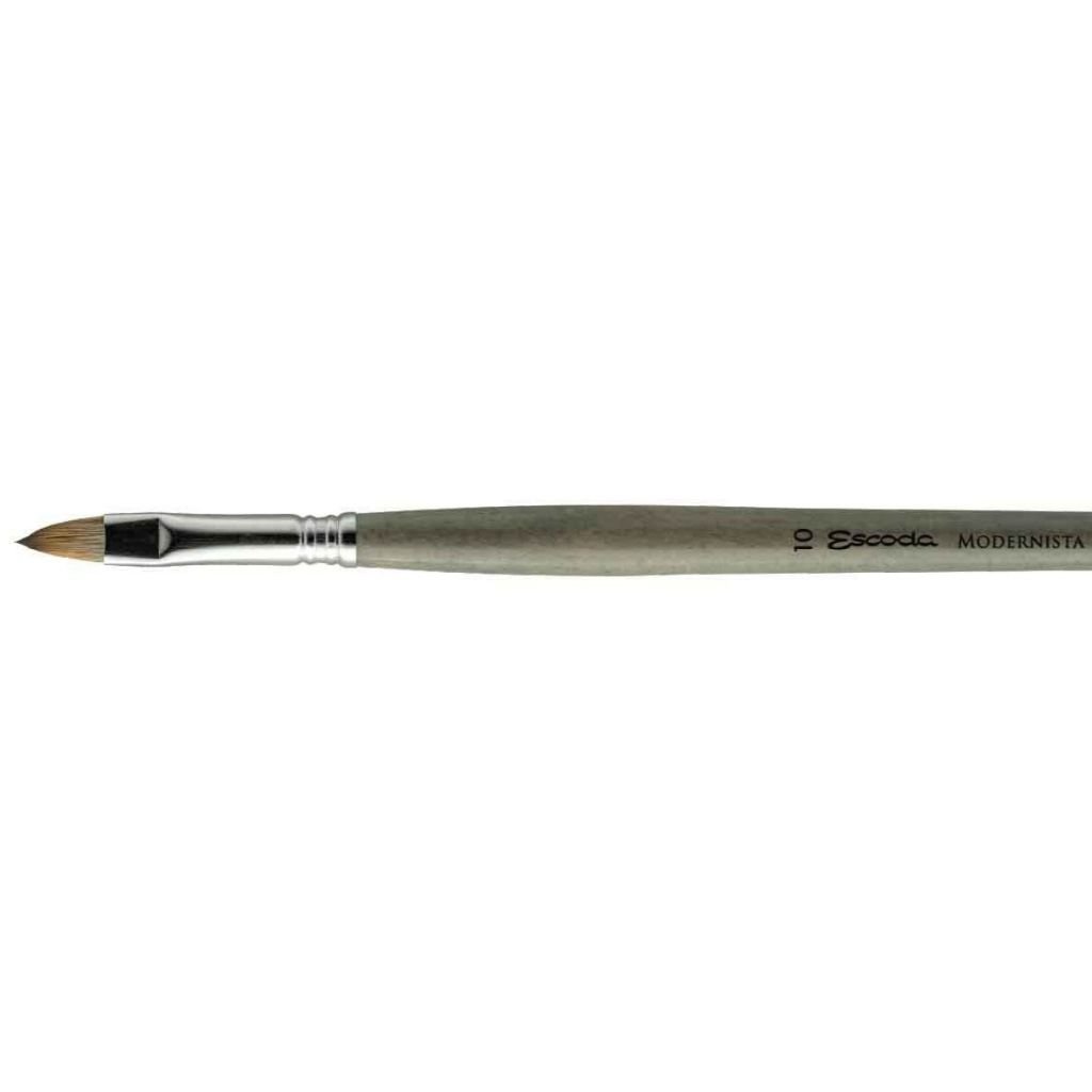 Escoda Modernista Tadami Synthetic Mongoose Brush - Series 4060 - Filbert - Long Handle - Size: 8