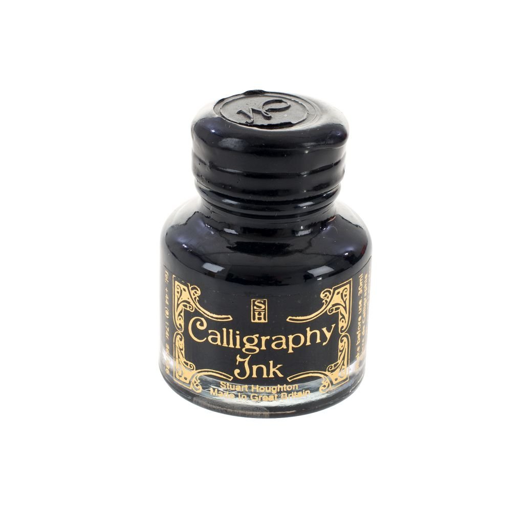 Manuscript Gift Calligraphy Ink - 30 ML Decorative Bottle - Black