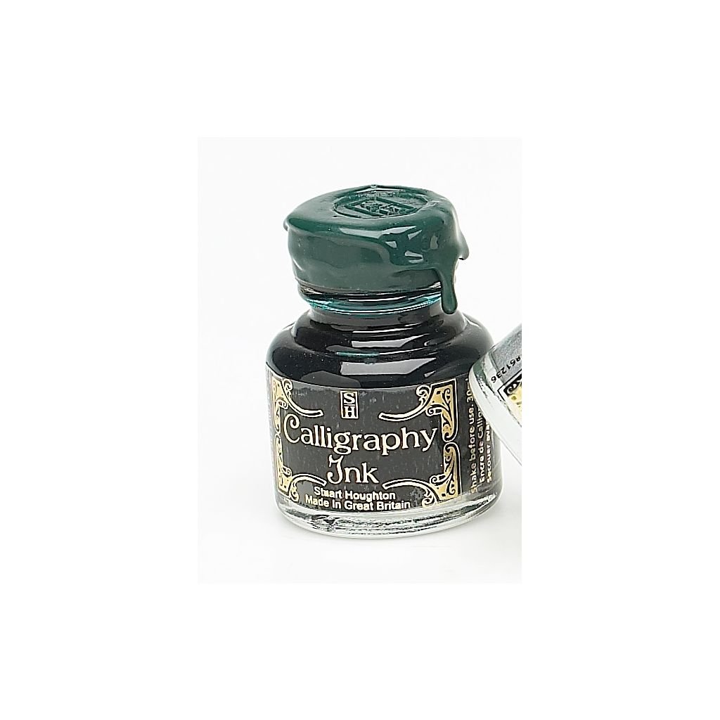 Manuscript Gift Calligraphy Ink - 30 ML Decorative Bottle - Emerald