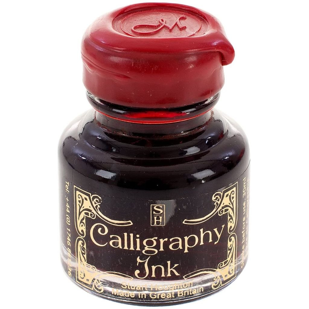 Manuscript Gift Calligraphy Ink - 30 ML Decorative Bottle - Ruby