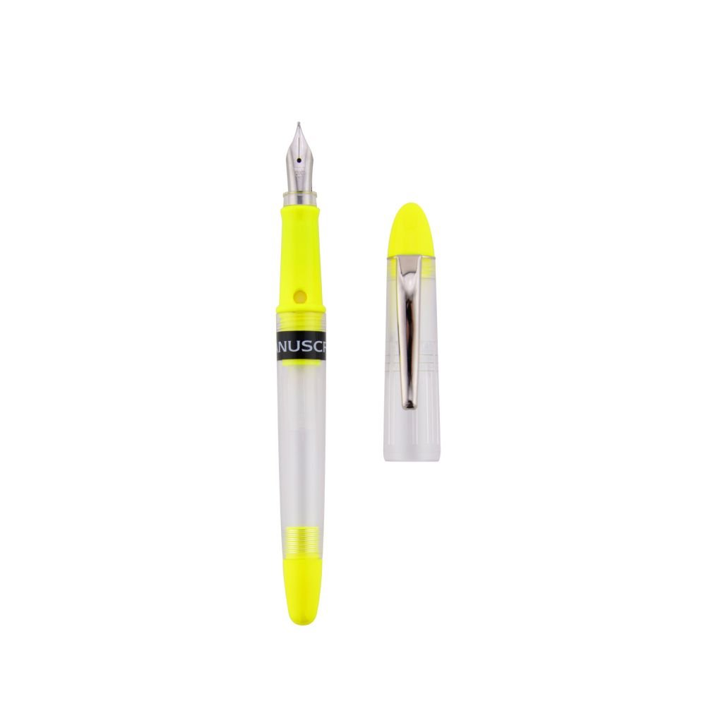 Manuscript - Clarity Fountain Pen Yellow - Iridium Nib