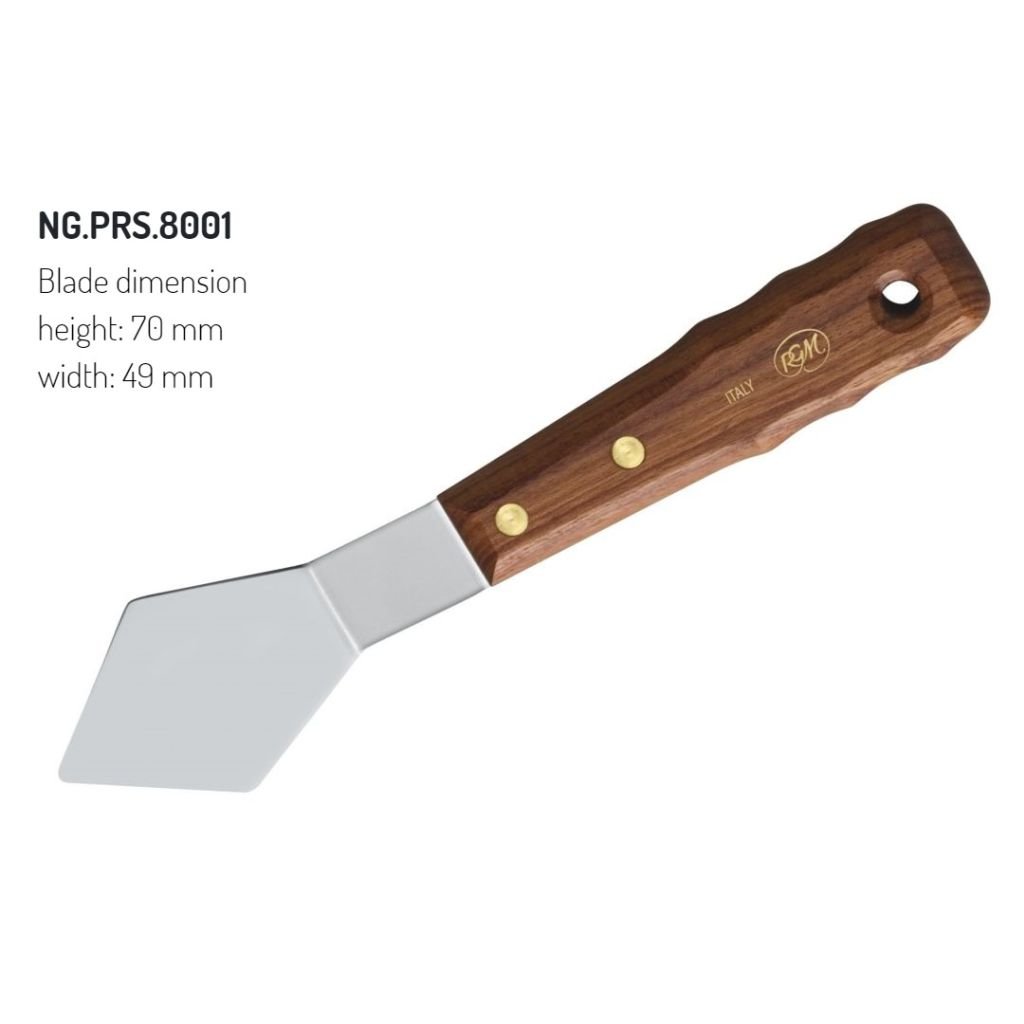 RGM - New Generation - Painting Palette Knife - Wooden Handle - Design 8001