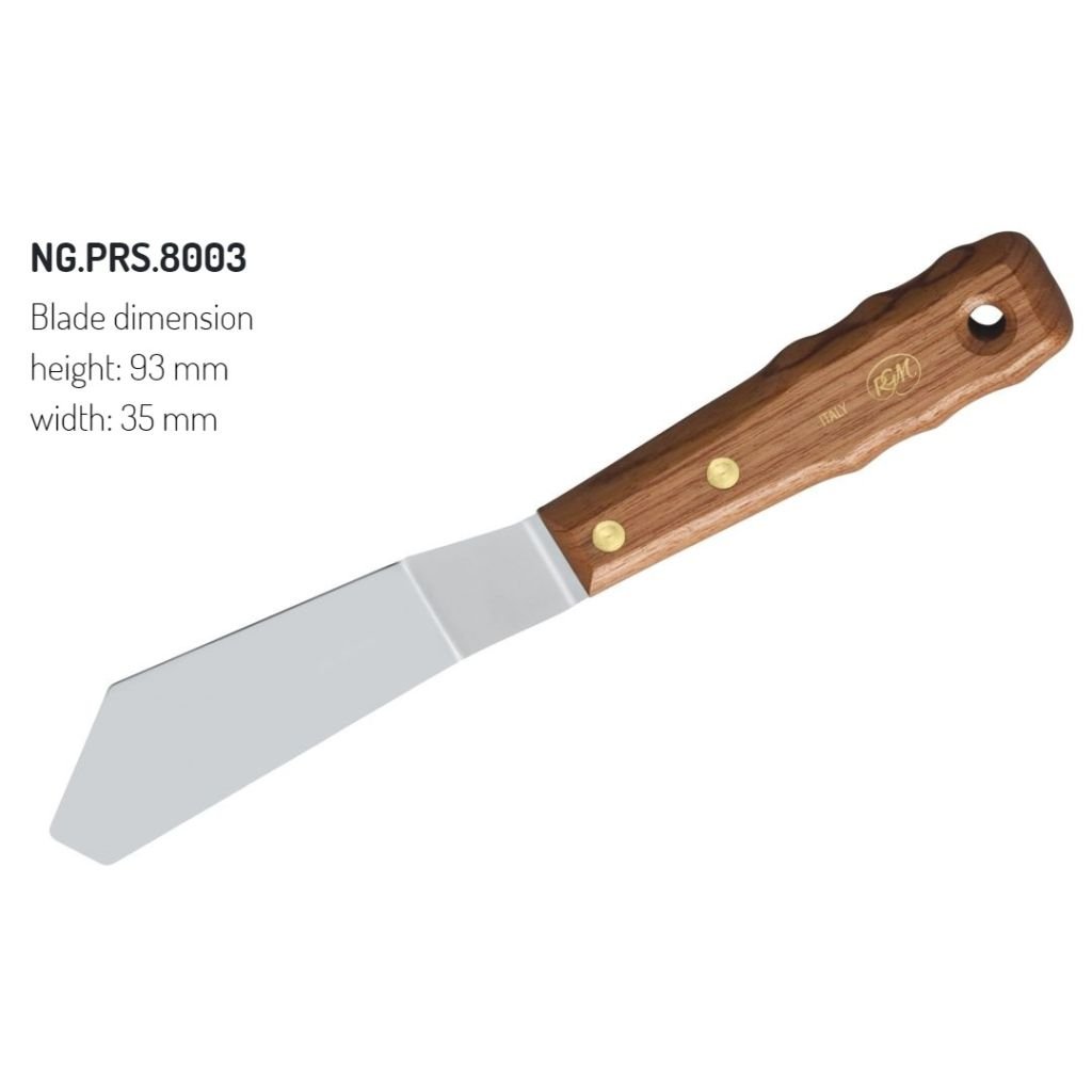 RGM - New Generation - Painting Palette Knife - Wooden Handle - Design 8003