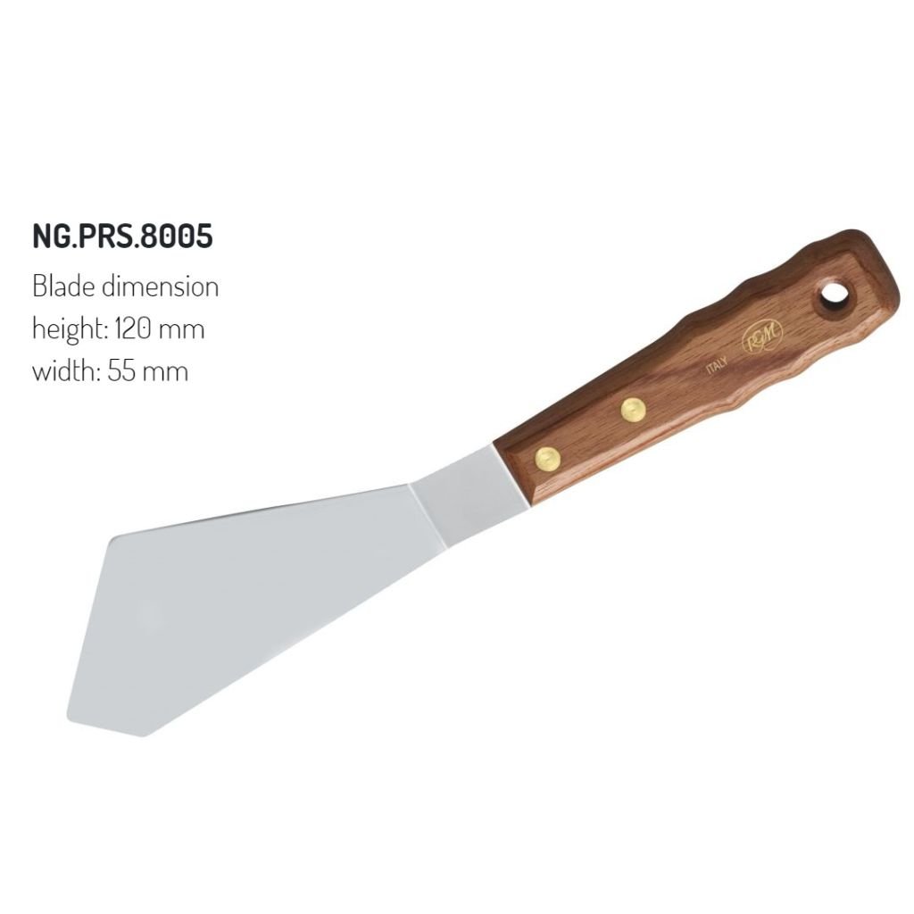 RGM - New Generation - Painting Palette Knife - Wooden Handle - Design 8005