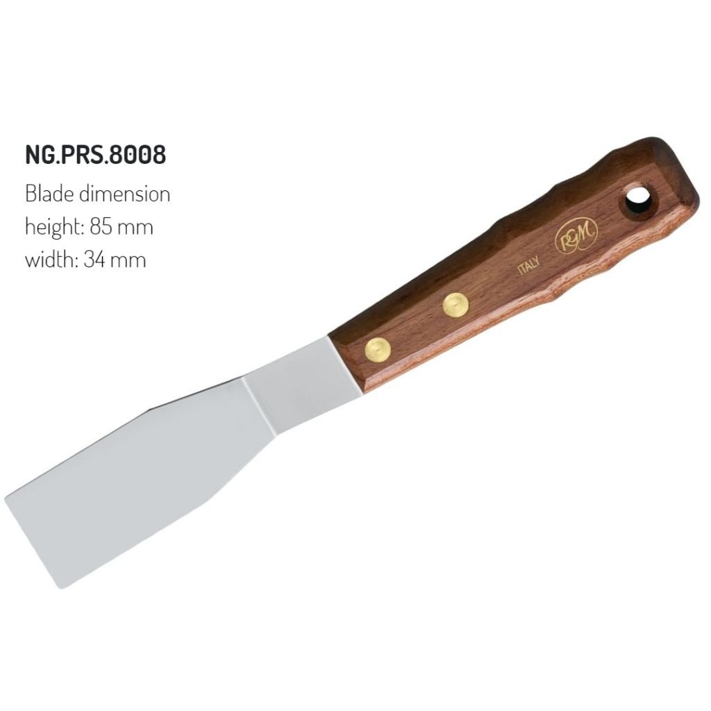 RGM - New Generation - Painting Palette Knife - Wooden Handle - Design 8008