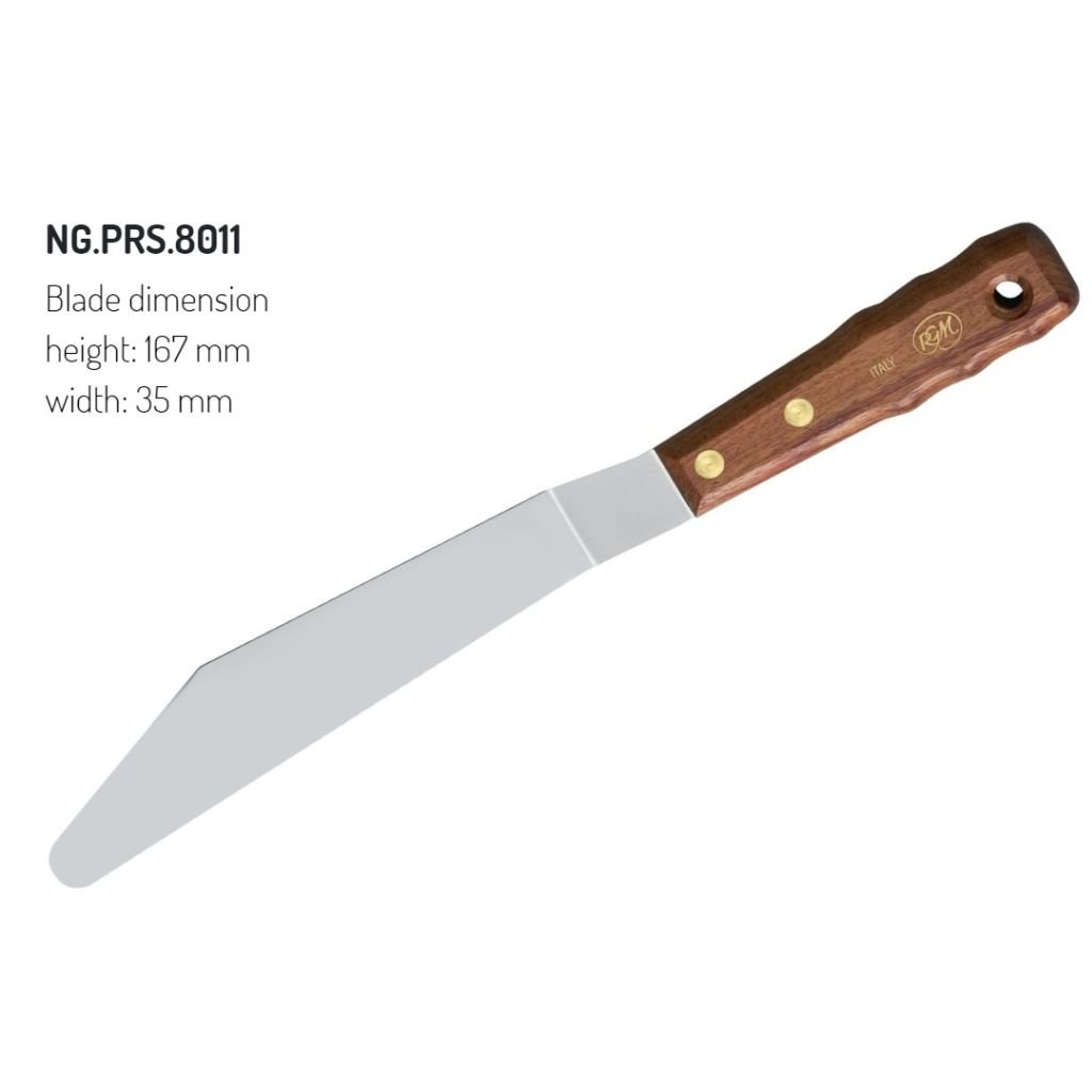 RGM - New Generation - Painting Palette Knife - Wooden Handle - Design 8011