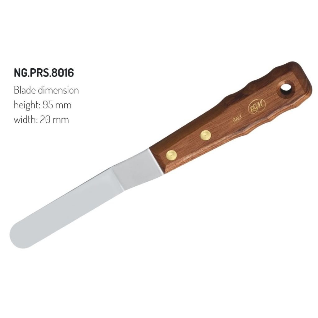 RGM - New Generation - Painting Palette Knife - Wooden Handle - Design 8016