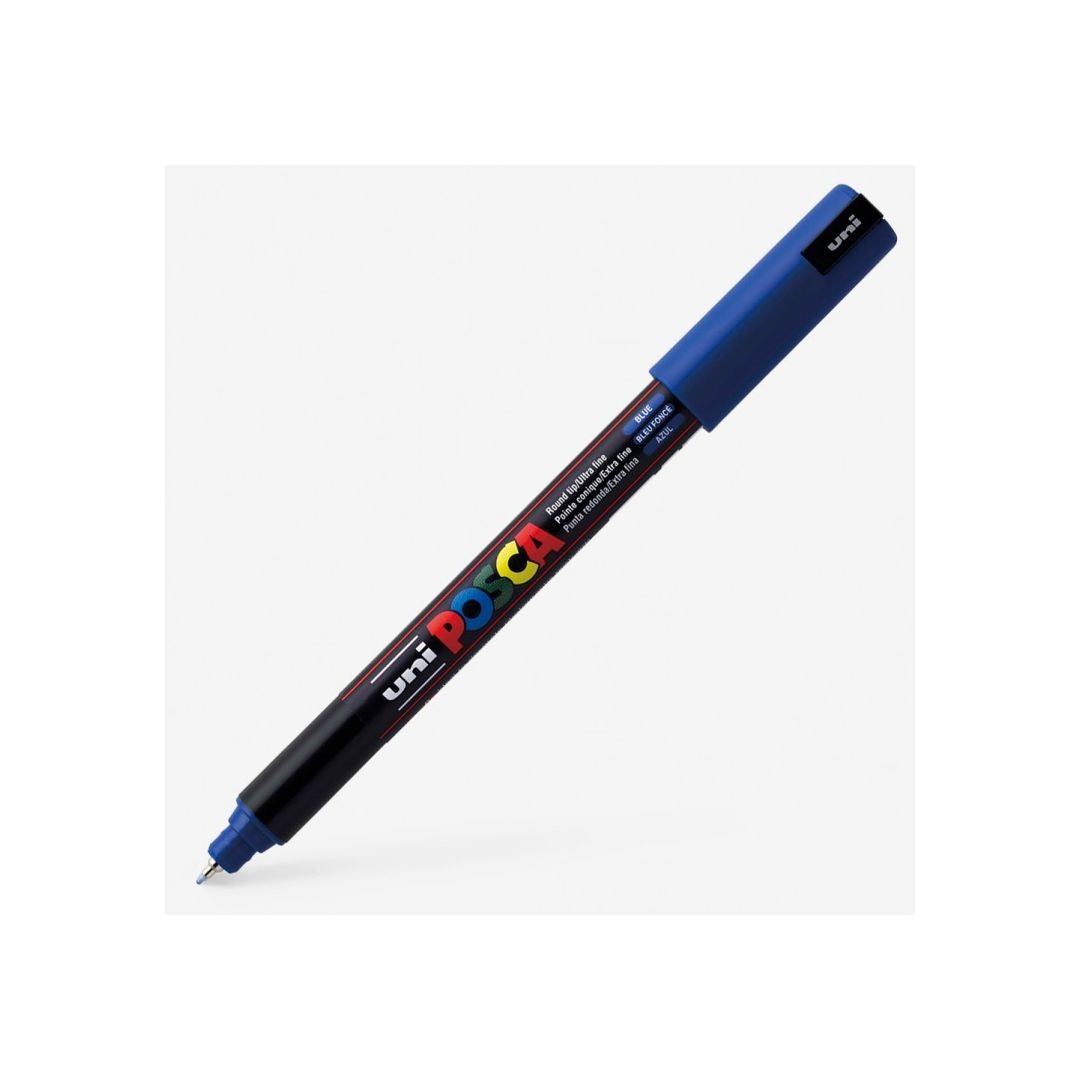 Uni-Posca - Water-Based - Extra Fine Bullet Tip - PC 1M - Blue Marker