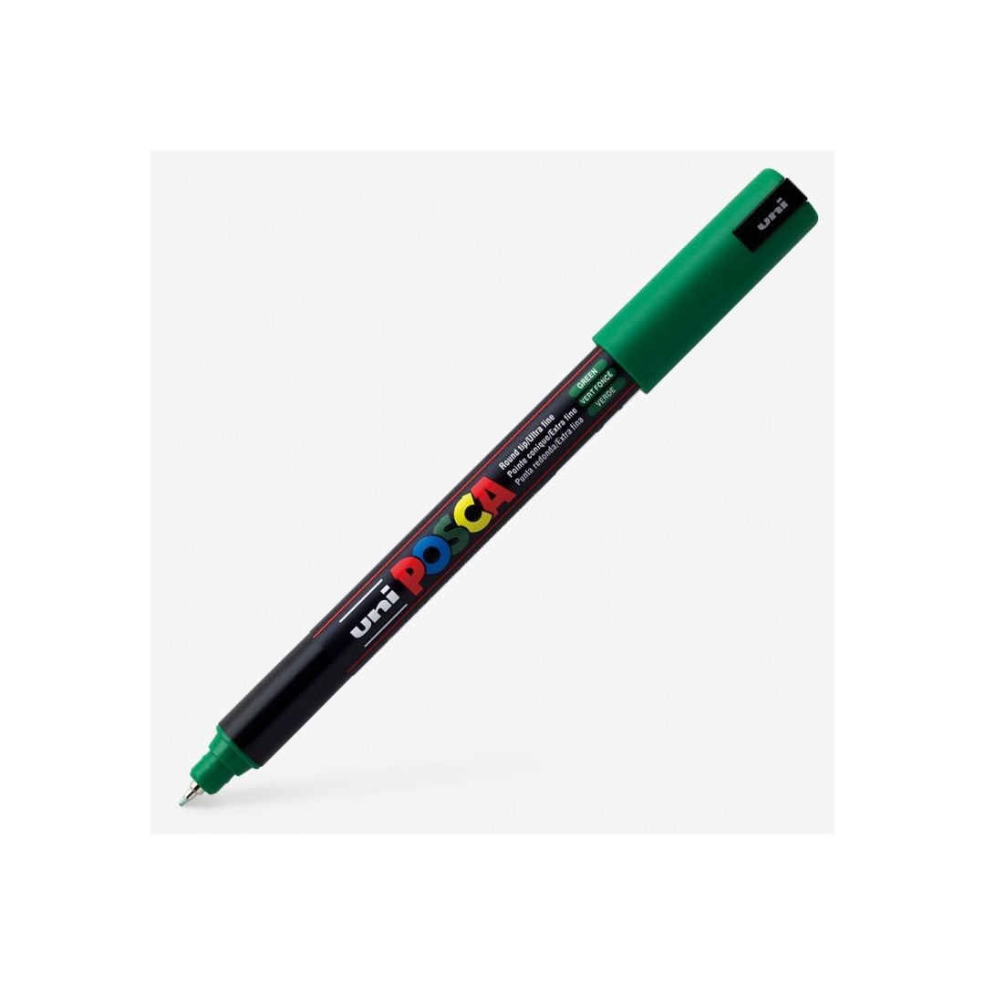 Uni-Posca - Water-Based - Extra Fine Bullet Tip - PC 1M - Green Marker