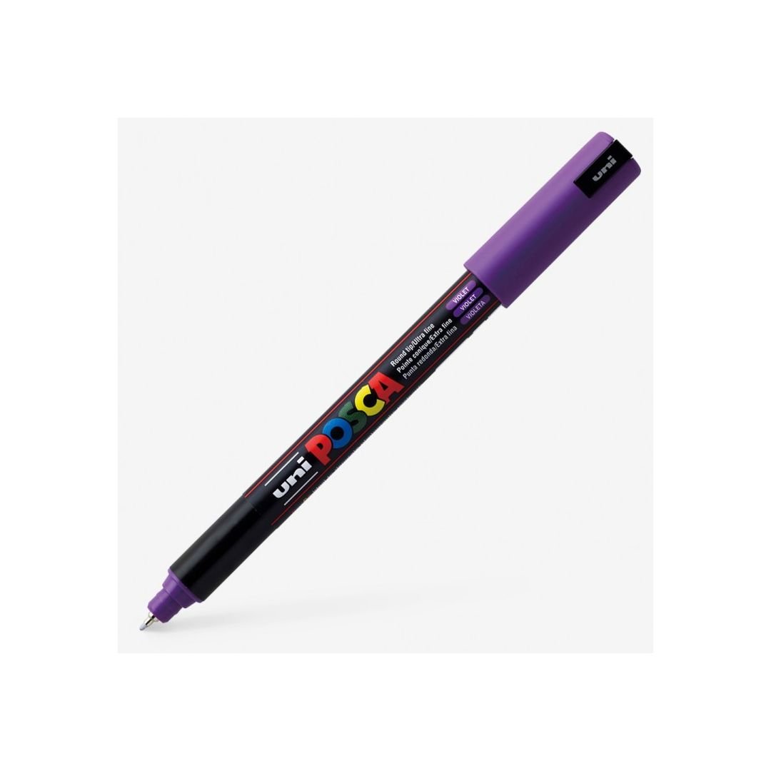 Uni-Posca - Water-Based - Extra Fine Bullet Tip - PC 1M - Violet Marker