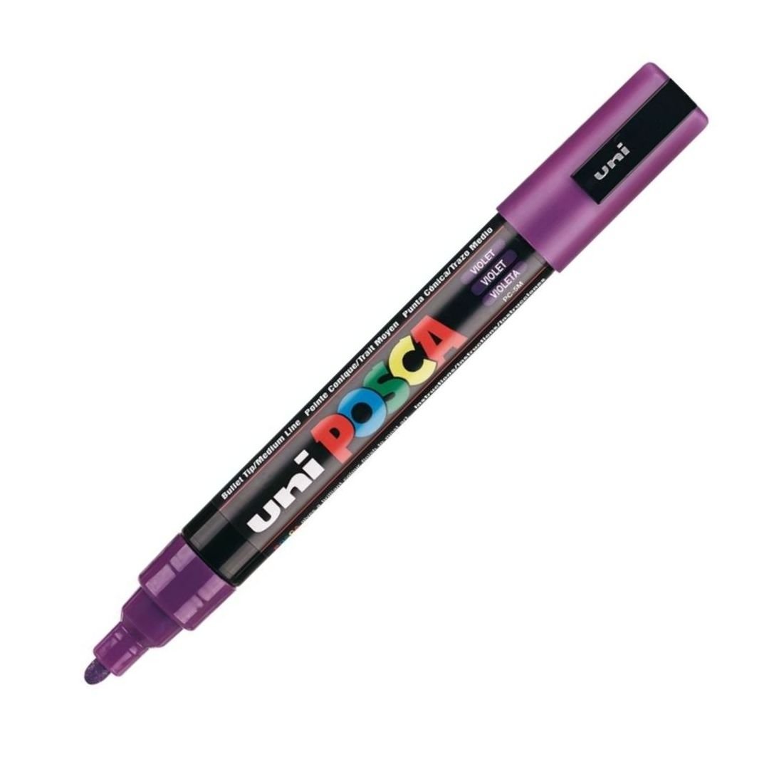 Uni-Posca - Water-Based - Medium Bullet Tip - PC 5M - Violet Marker