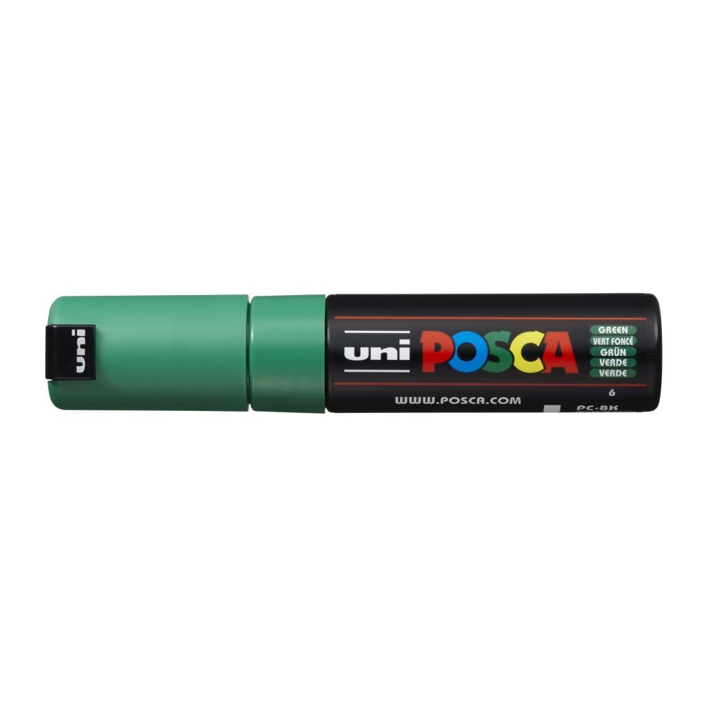 Uni-Posca - Water-Based - Extra Fine Chisel Tip - PC 8K - Green Marker