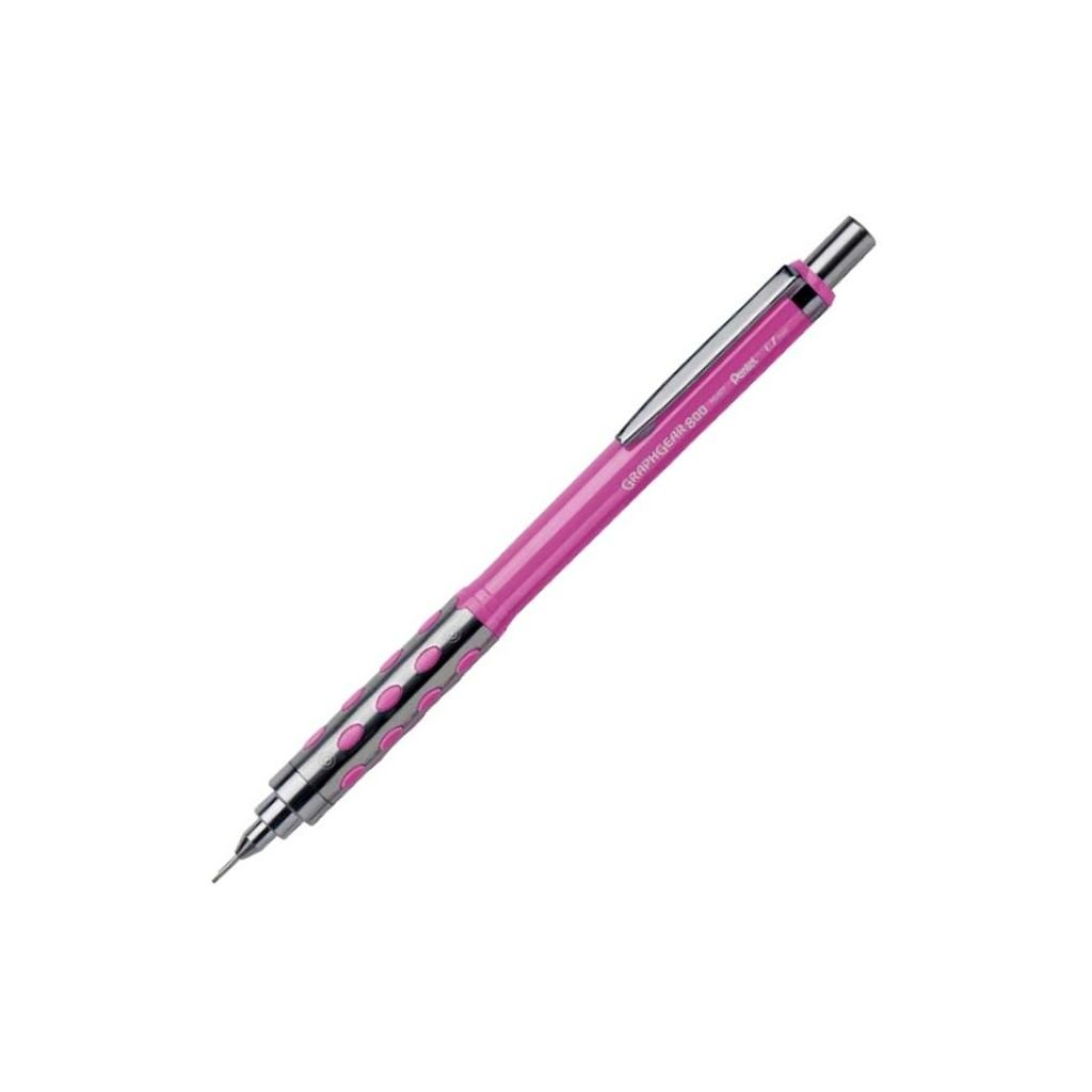 Pentel Graph Gear 800 Mechanical Drafting Pencil - 0.7 mm - Pink Body