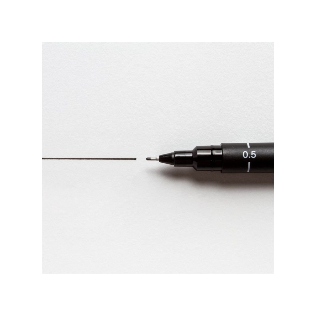 Uni-Ball Uni Pin Fine Line Drawing Pen - 0.5 MM - Black