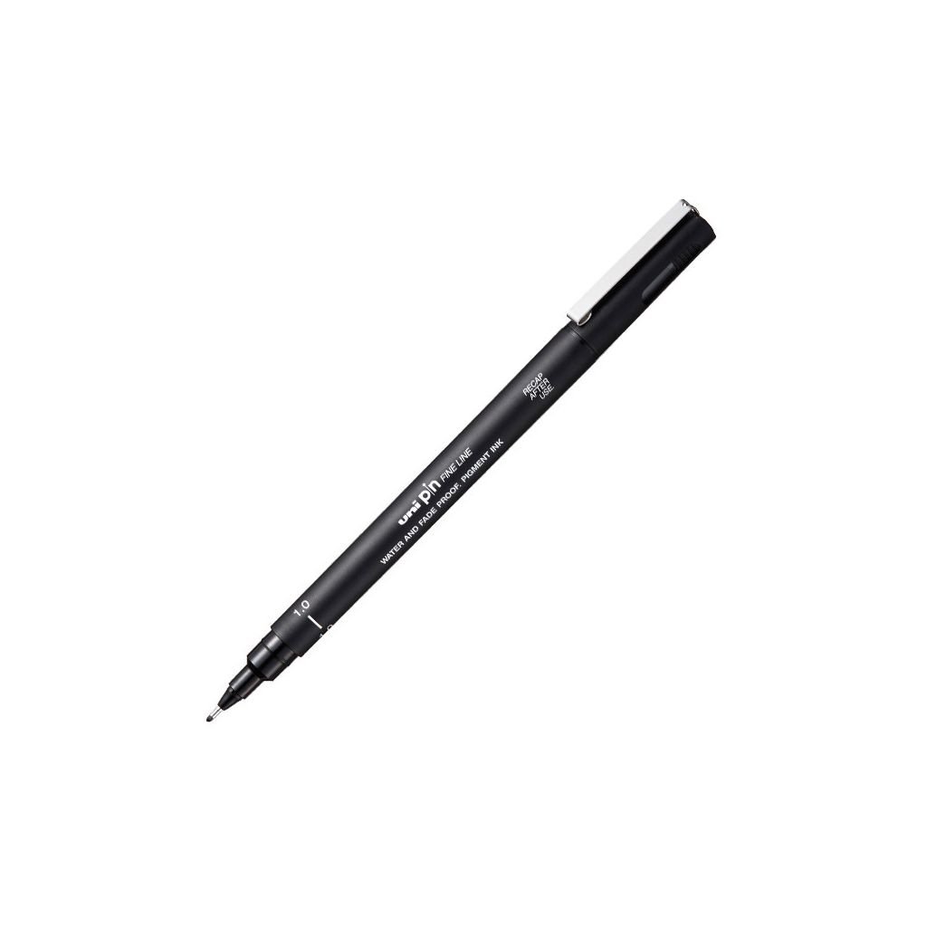 Uni-Ball Uni Pin Fine Line Drawing Pen - 1.0 MM - Black