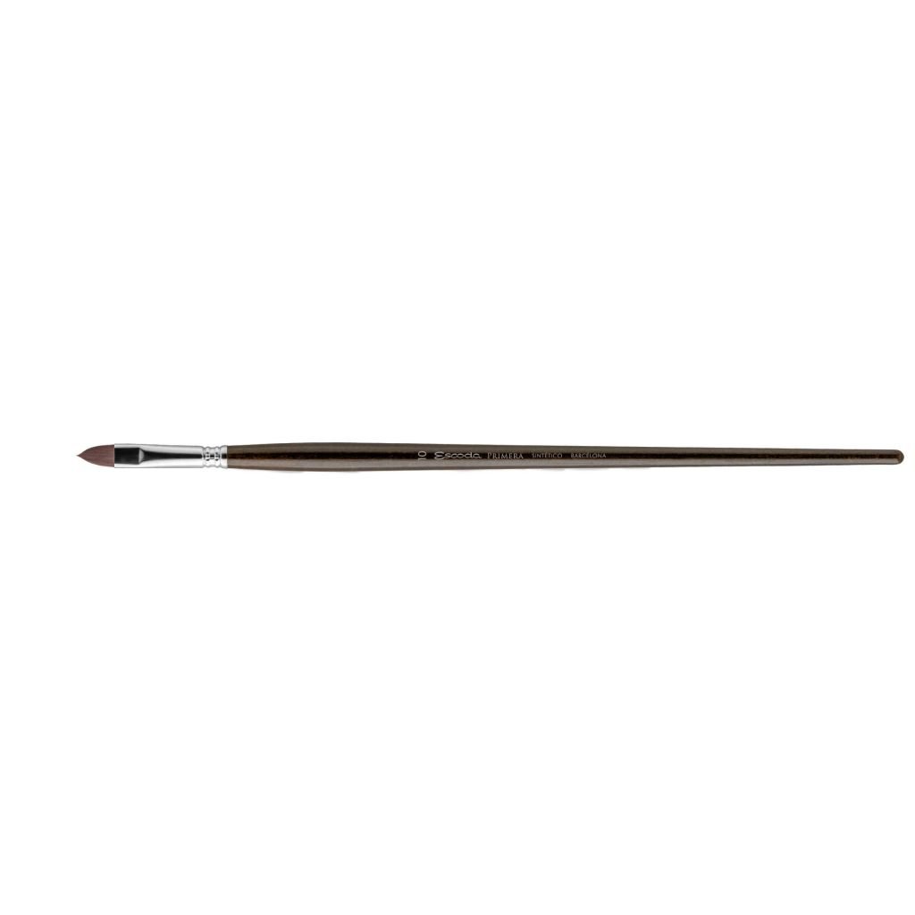 Escoda Primera Teijin Synthetic Hair Brush - Series 4160 - Filbert - Long Handle - Size: 0