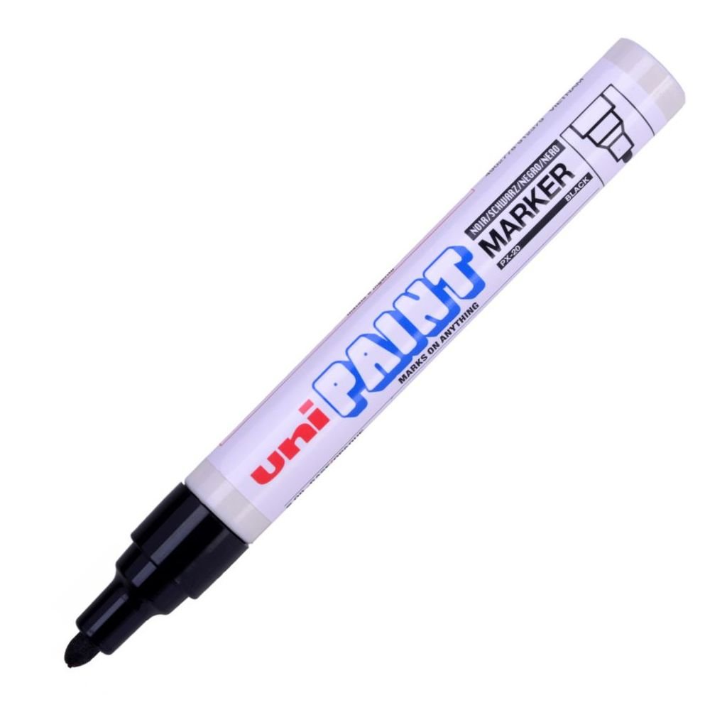 Uni-Ball Uni PX20 Oil Based Paint Marker - Medium Bullet Tip - Black