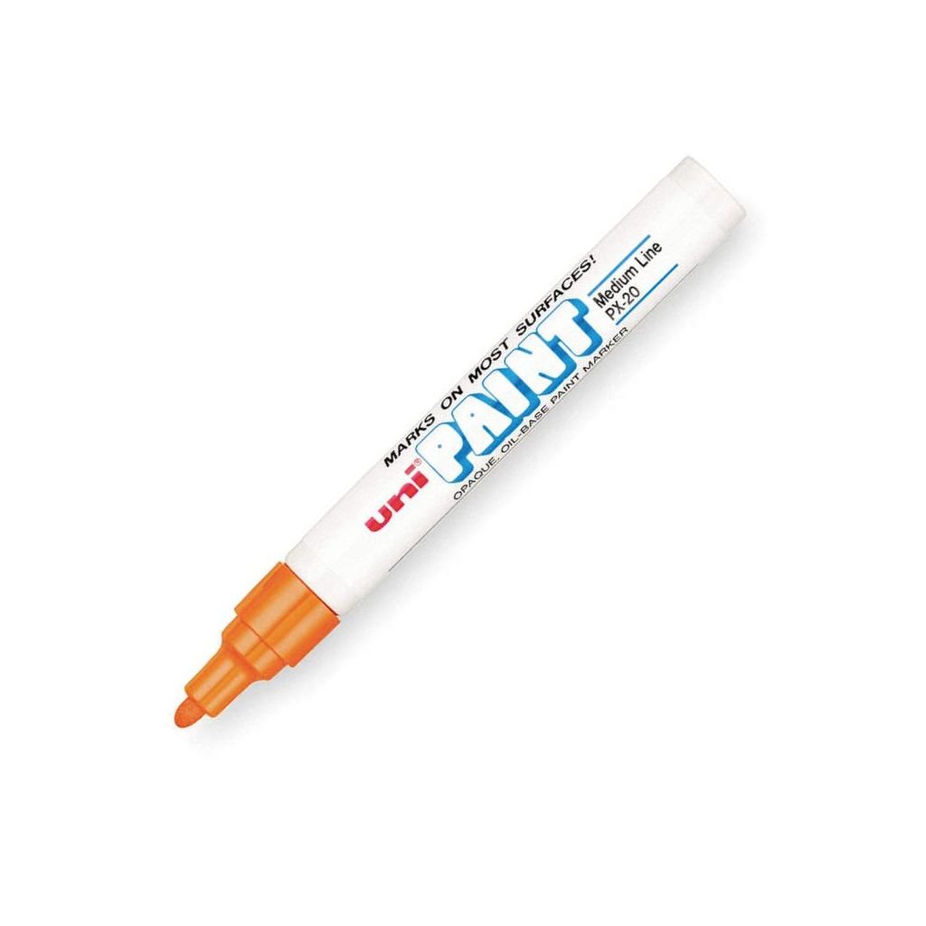 Uni-Ball Uni PX20 Oil Based Paint Marker - Medium Bullet Tip - Orange