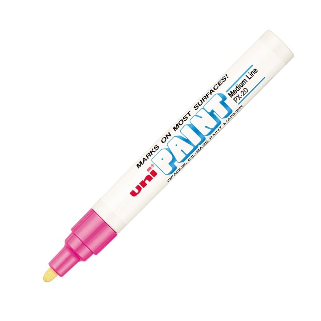 Uni-Ball Uni PX20 Oil Based Paint Marker - Medium Bullet Tip - Pink
