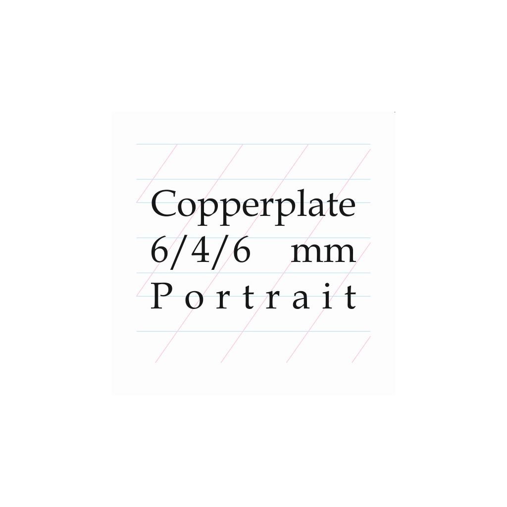 Art Essentials Calligraphy - 6/4/6 Copperplate, Spencerian Portrait - A4 (21 cm x 29.7 cm) Natural White Extra Smooth 120 GSM Paper, Polypack of 10 Sheets