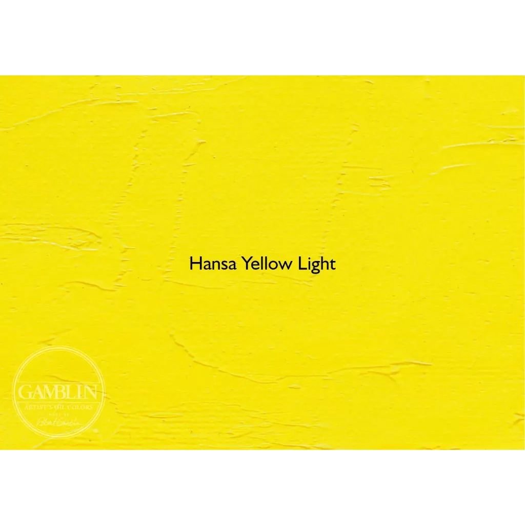 Gamblin Printmaking Relief Ink - Hansa Yellow Light - Jar of 175 ML