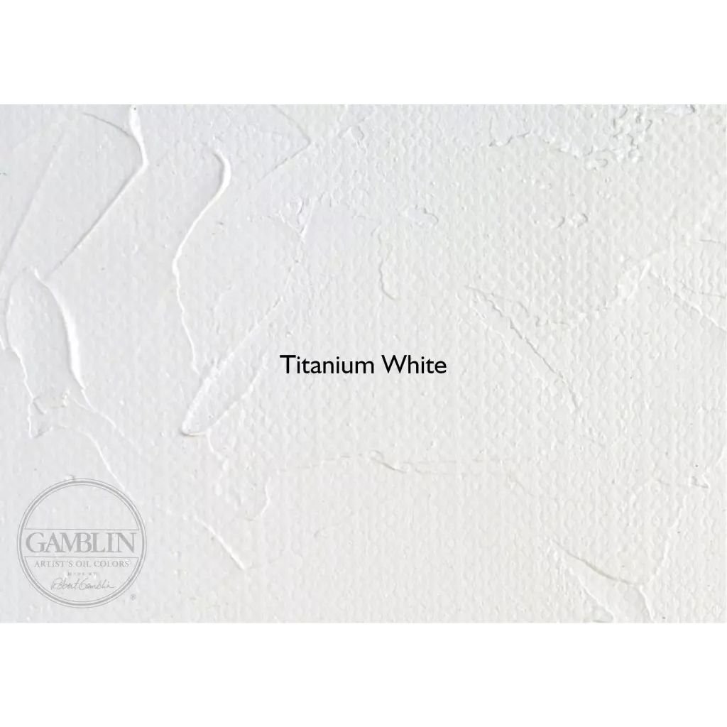Gamblin Printmaking Relief Ink - Titanium White - Jar of 175 ML
