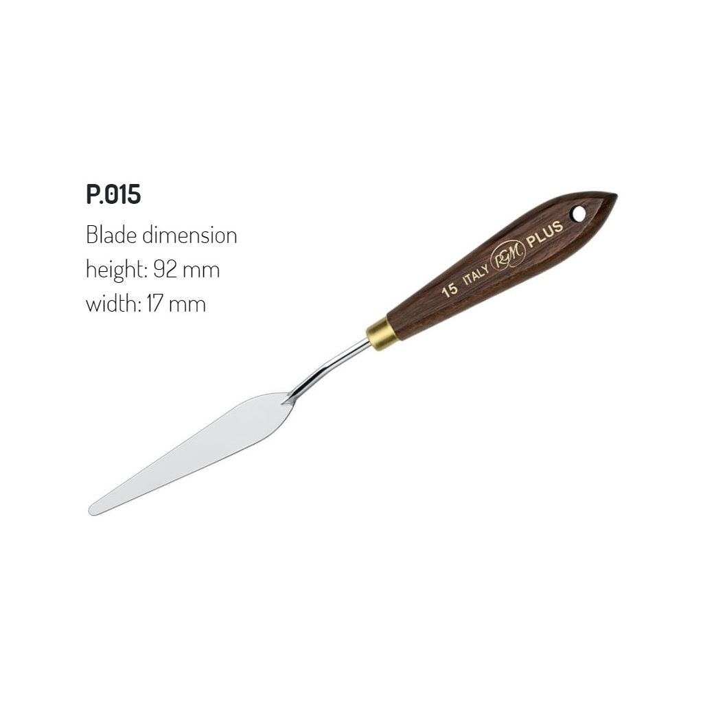 RGM - Plus Line - Painting Palette Knife - Wooden Handle - Design 15