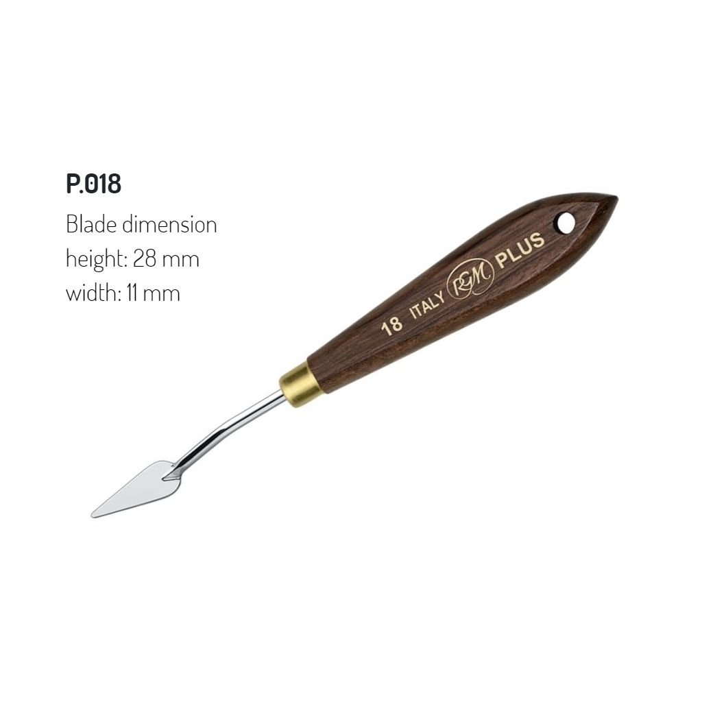RGM - Plus Line - Painting Palette Knife - Wooden Handle - Design 18