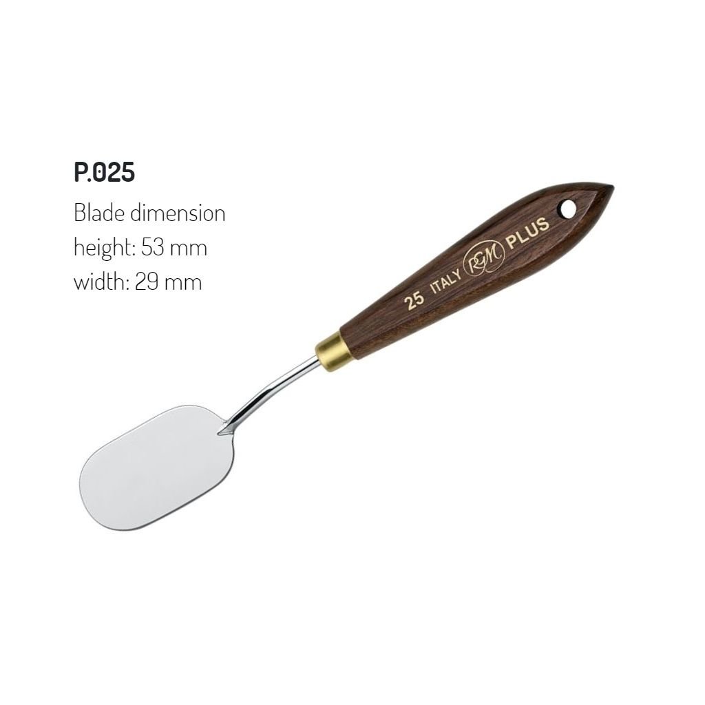 RGM - Plus Line - Painting Palette Knife - Wooden Handle - Design 25