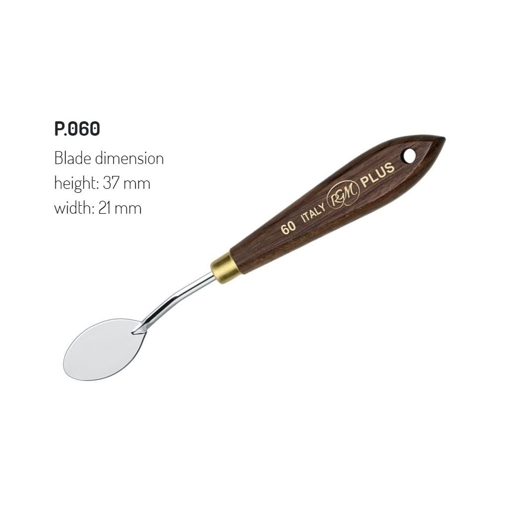 RGM - Plus Line - Painting Palette Knife - Wooden Handle - Design 60