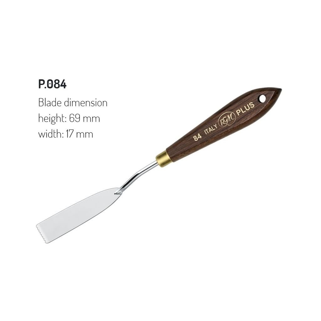 RGM - Plus Line - Painting Palette Knife - Wooden Handle - Design 84