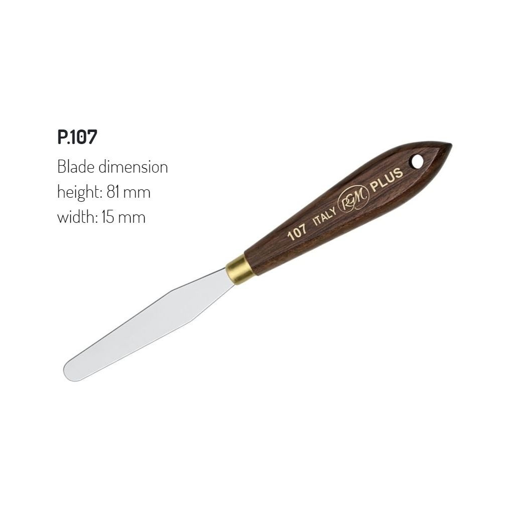 RGM - Plus Line - Painting Palette Knife - Wooden Handle - Design 107