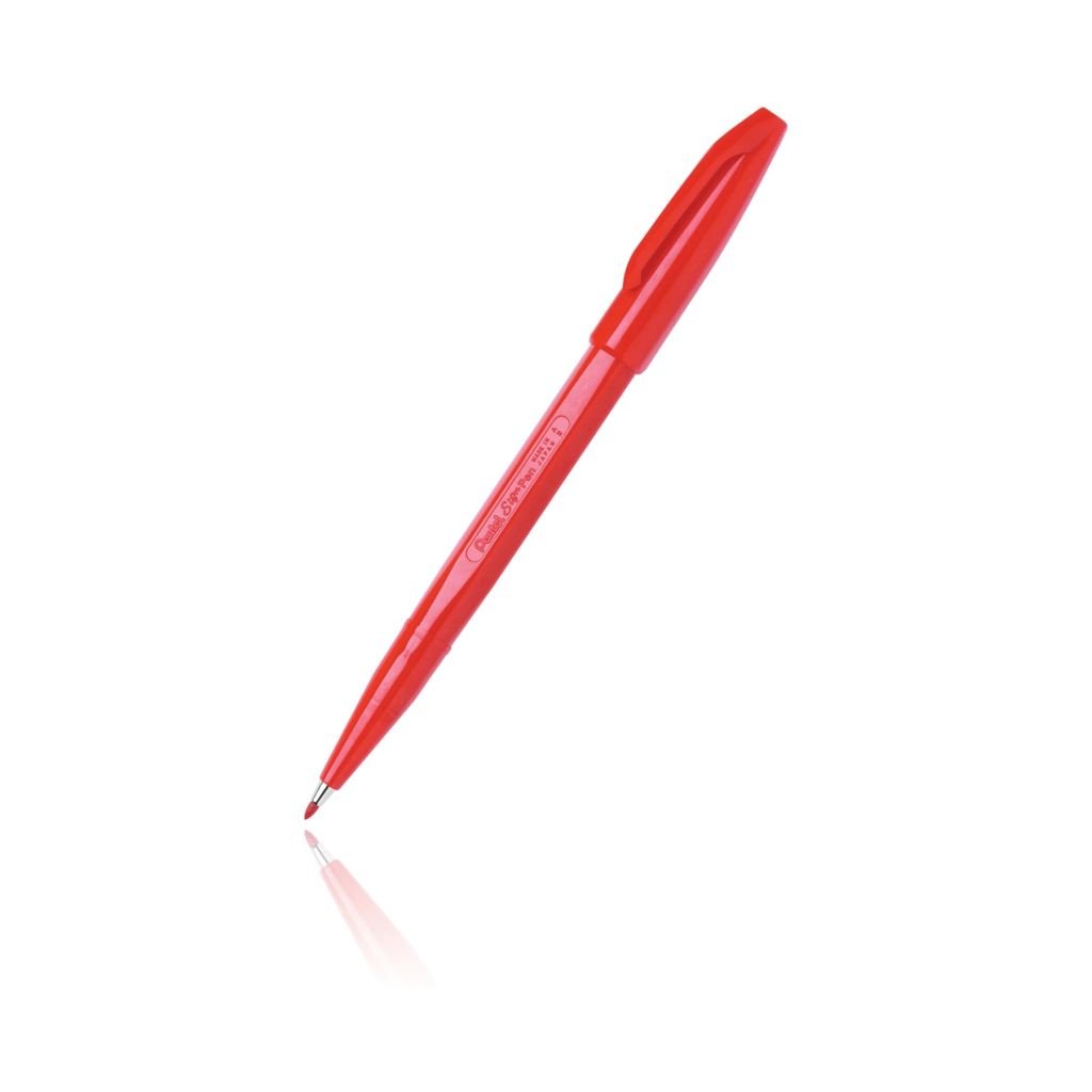 Pentel Sign Pen - Fine Fibre Tip - Red