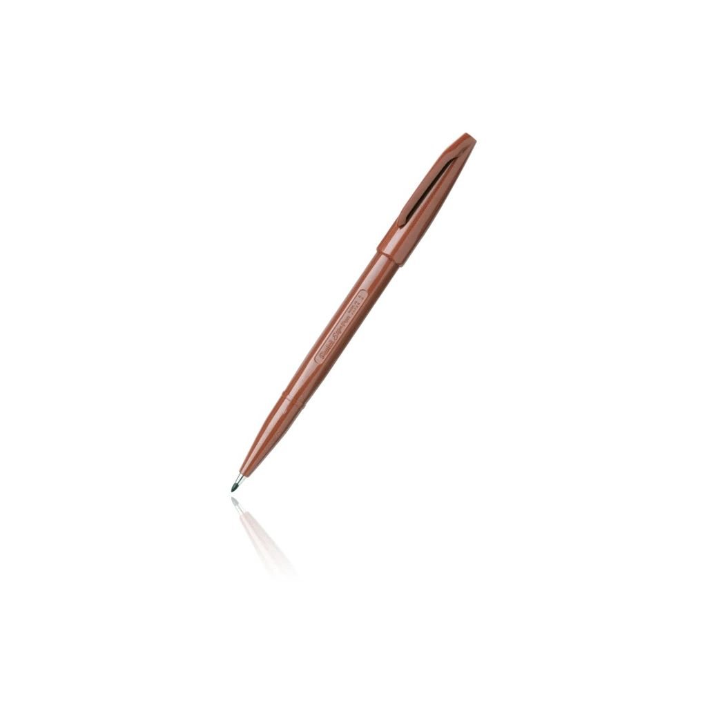 Pentel Sign Pen - Fine Fibre Tip - Brown
