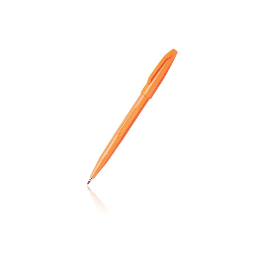 Pentel Sign Pen - Fine Fibre Tip - Orange