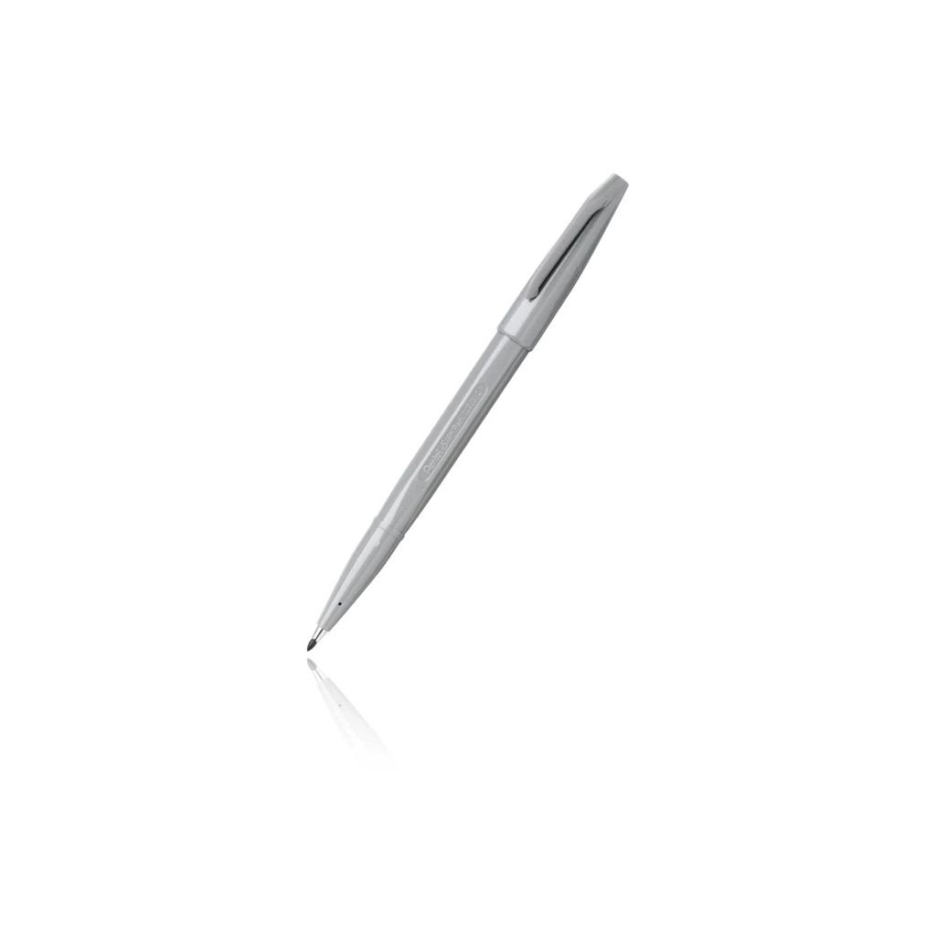 Pentel Sign Pen - Fine Fibre Tip - Grey