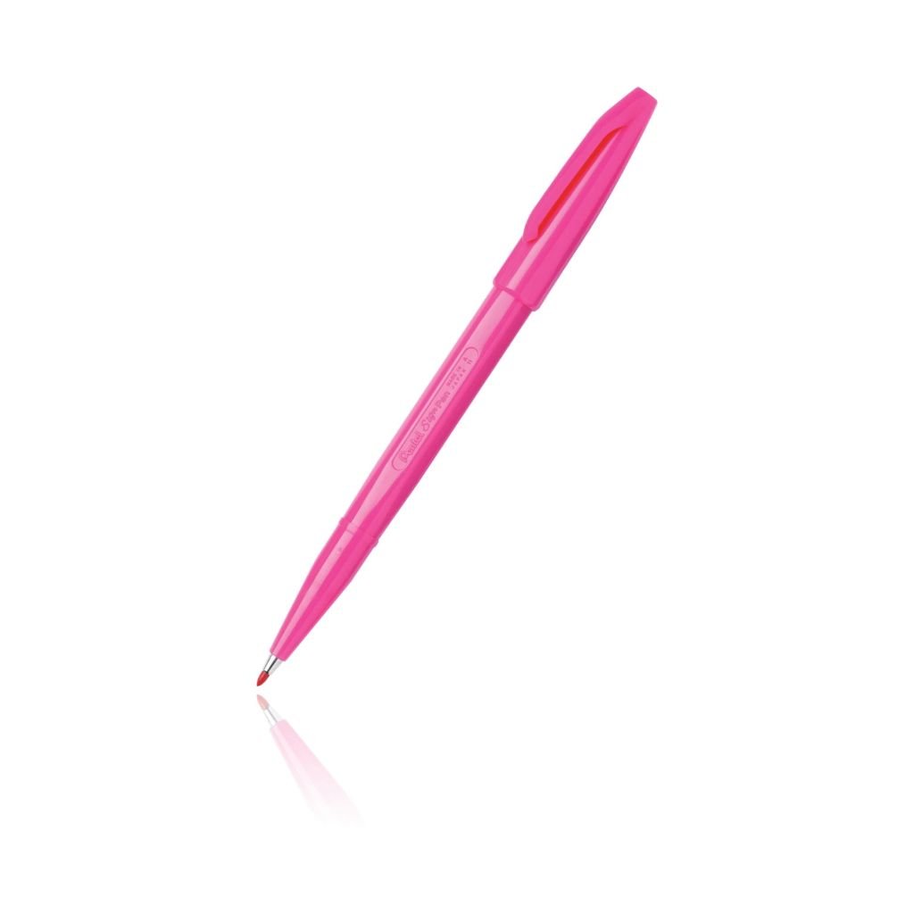 Pentel Sign Pen - Fine Fibre Tip - Pink