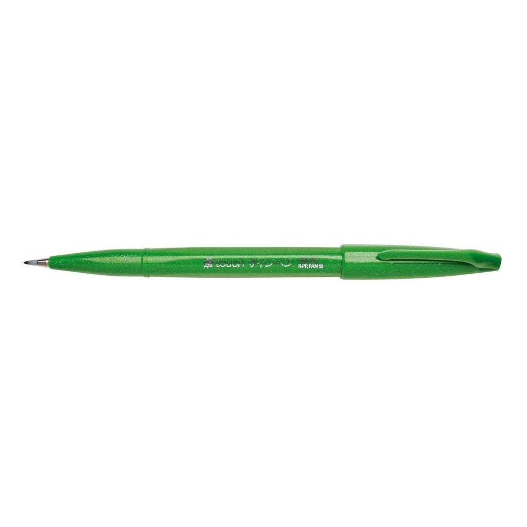 Pentel Sign Pen Touch - Fude Brush Tip - Green