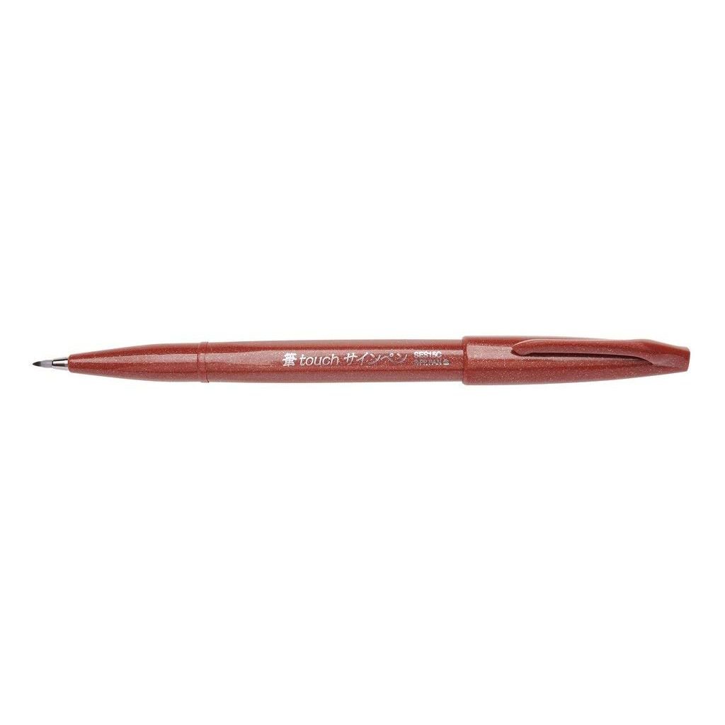 Pentel Sign Pen Touch - Fude Brush Tip - Brown