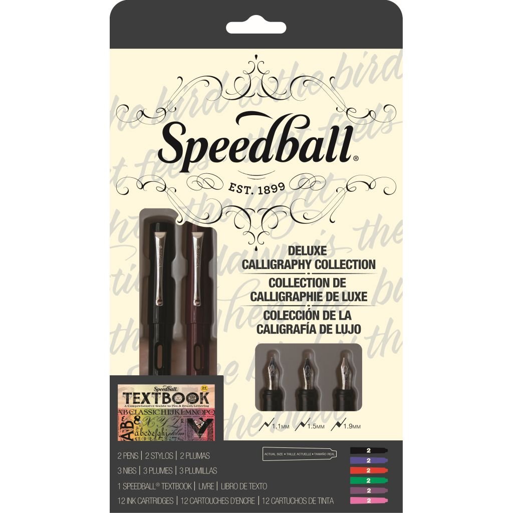 Speedball Calligraphy Fountain Pen - Deluxe Calligraphy Collection
