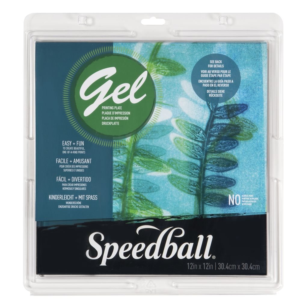 Speedball Gel Printing Plate - 12 x 12