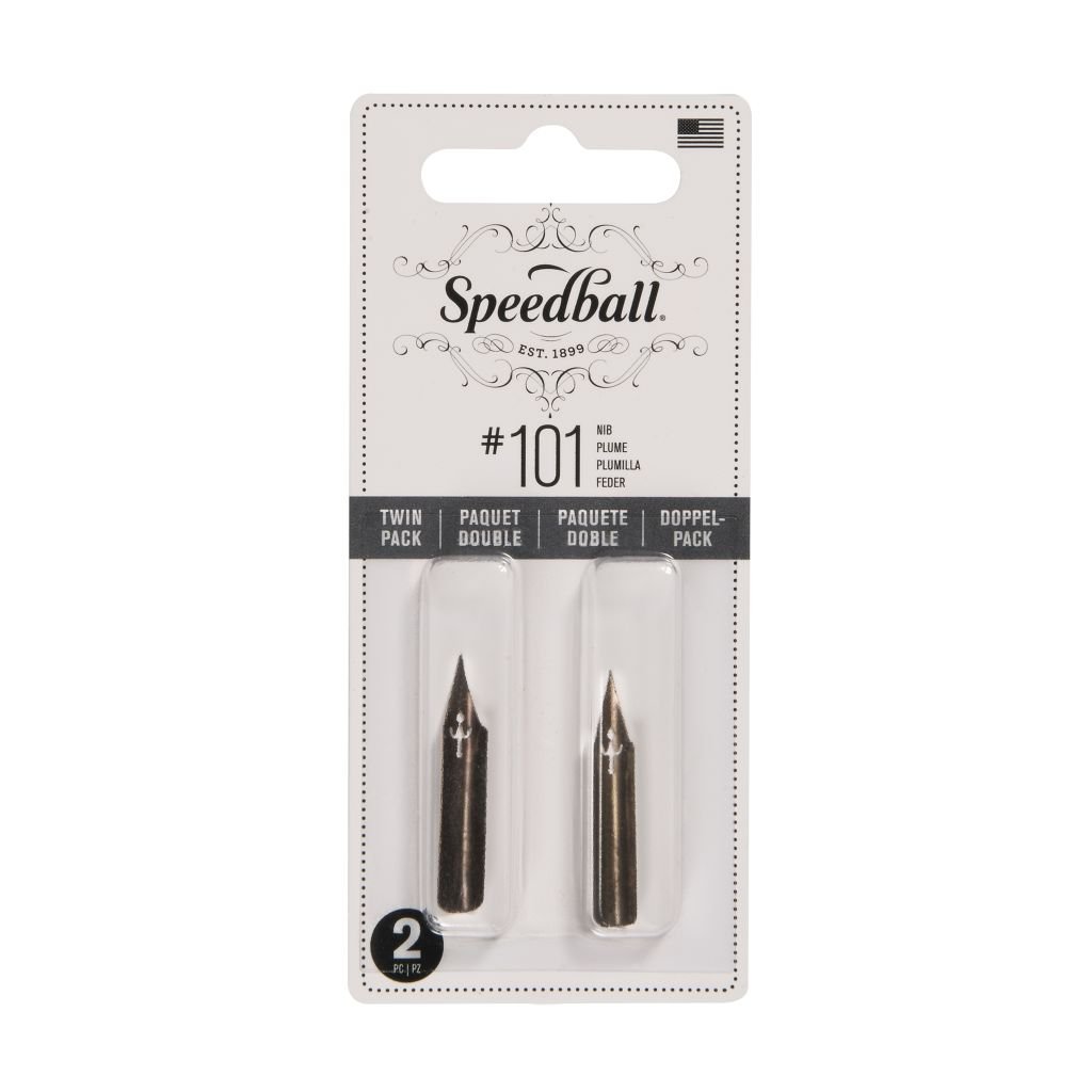 SpeedBall Standard Point Dip Pen Blister Pack of 2 - 101 Imperial Nib