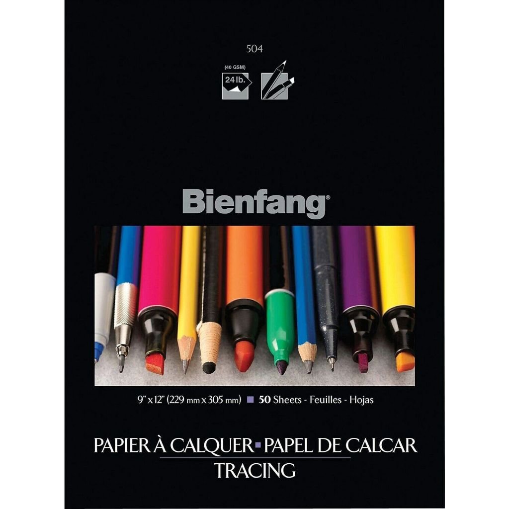 Speedball Bienfang Tracing Paper - Fine Tooth 40 GSM - 22.86 cm x 30.48 cm or 9