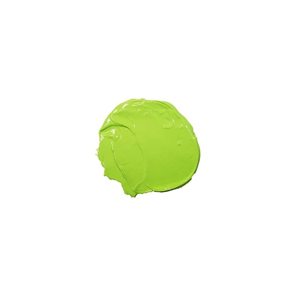 Speedball Water-Soluble Block Printing Ink Fluorescent Lime Green - Tube of 1.25 Oz / 37 ML