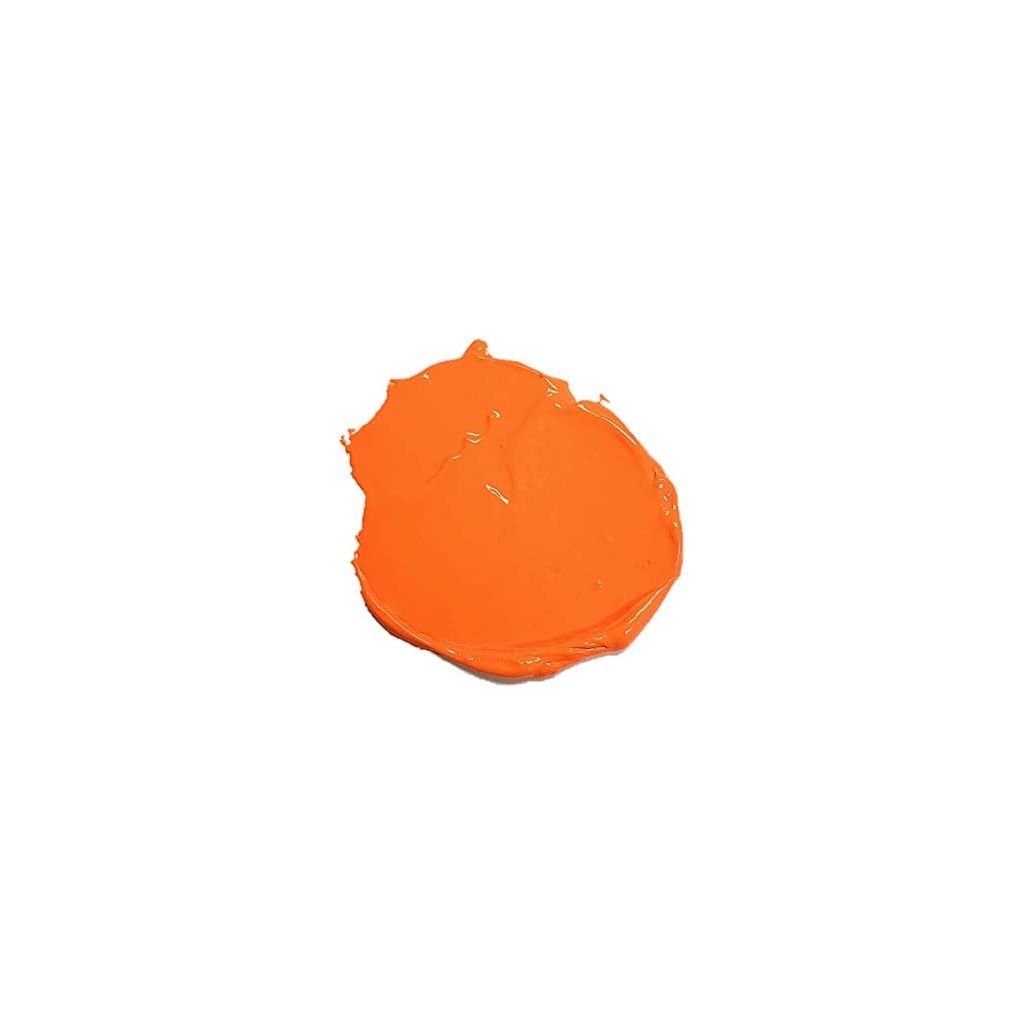 Speedball Water-Soluble Block Printing Ink Fluorescent Orange - Jar of 8 Oz / 237 ML