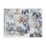 iCraft Decoupage Paper - Floral Pottery 15 x 20