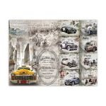 iCraft Decoupage Paper - Yellow Taxi 15 x 20